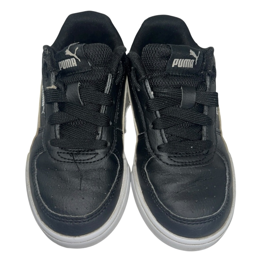 Puma Kids Black and White Sneakers